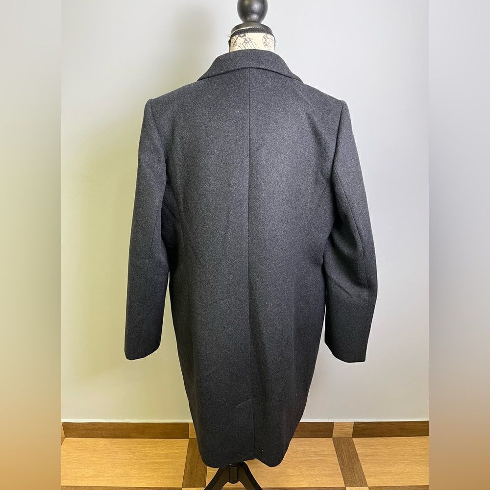 Scotch&soda single-breasted mid-length wool blend coat New Size M - Picture 5 of 15
